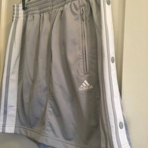Adidas Grey and White Jersey Tennis Skirt